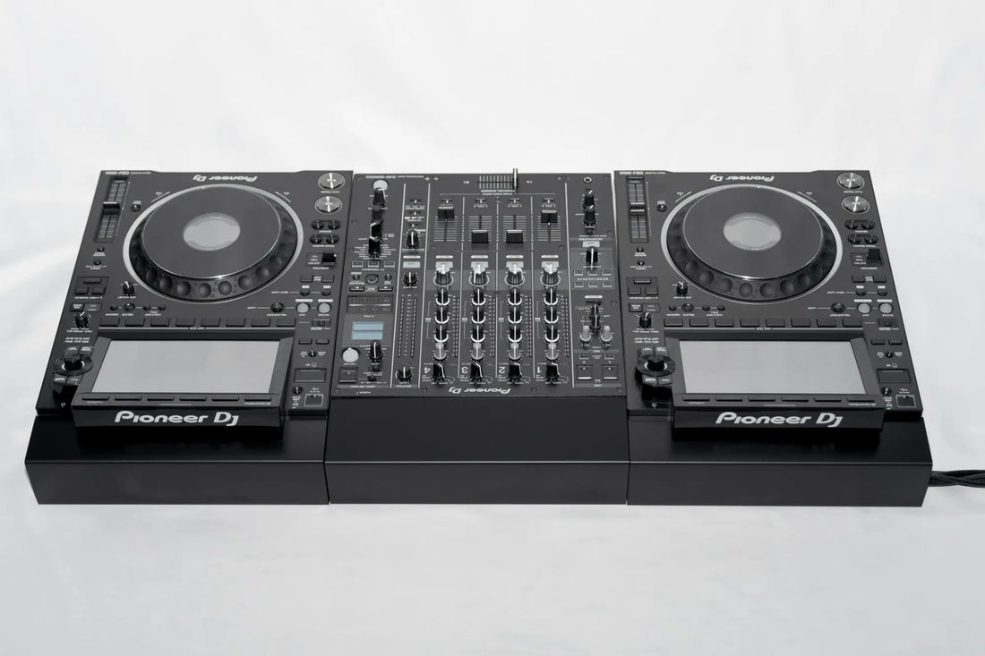 DJ SetUp mit Cable Cover, sehr cleaner look
