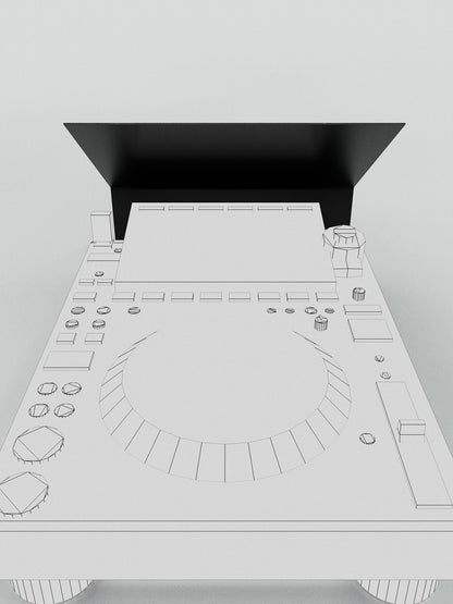 DJ Sun Cover – Player & Mixer Sonnenblende – Aluminium