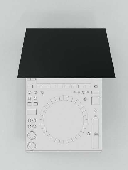 DJ Sun Cover – Player & Mixer Sonnenblende – Aluminium