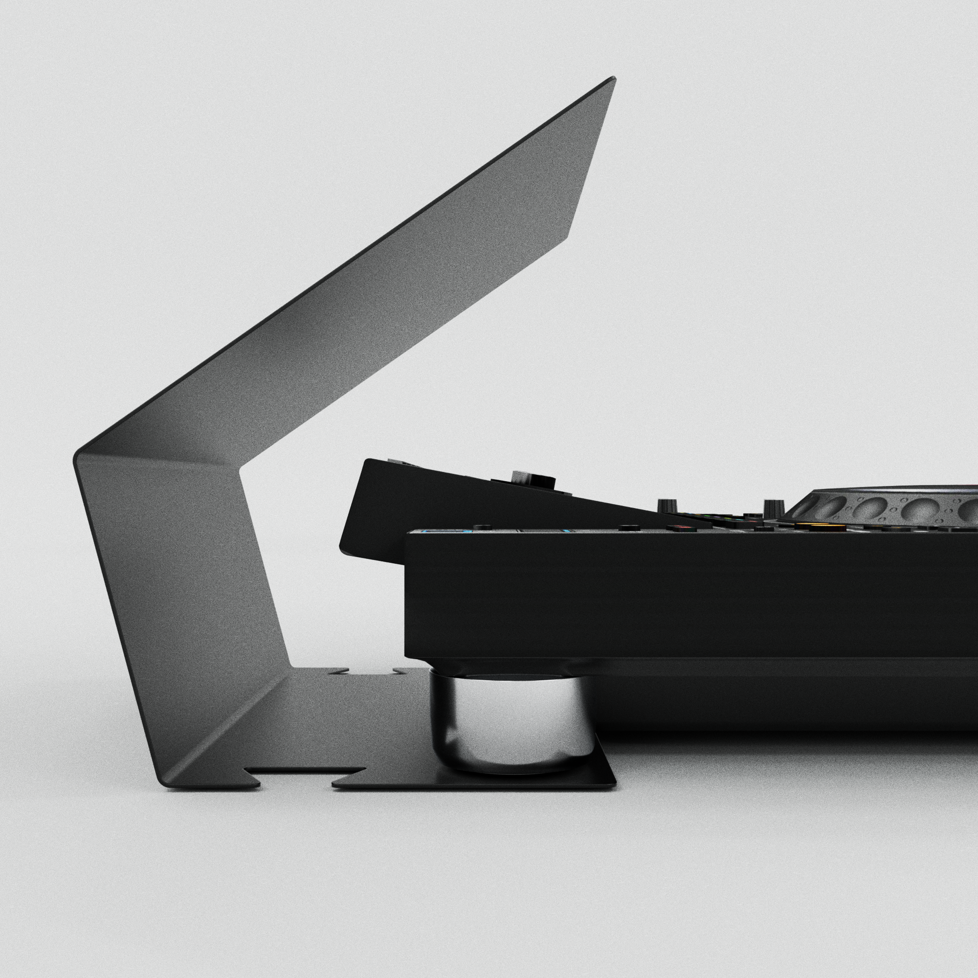 DJ Sun Cover – Player & Mixer Sonnenblende – Aluminium | BowTie Edition