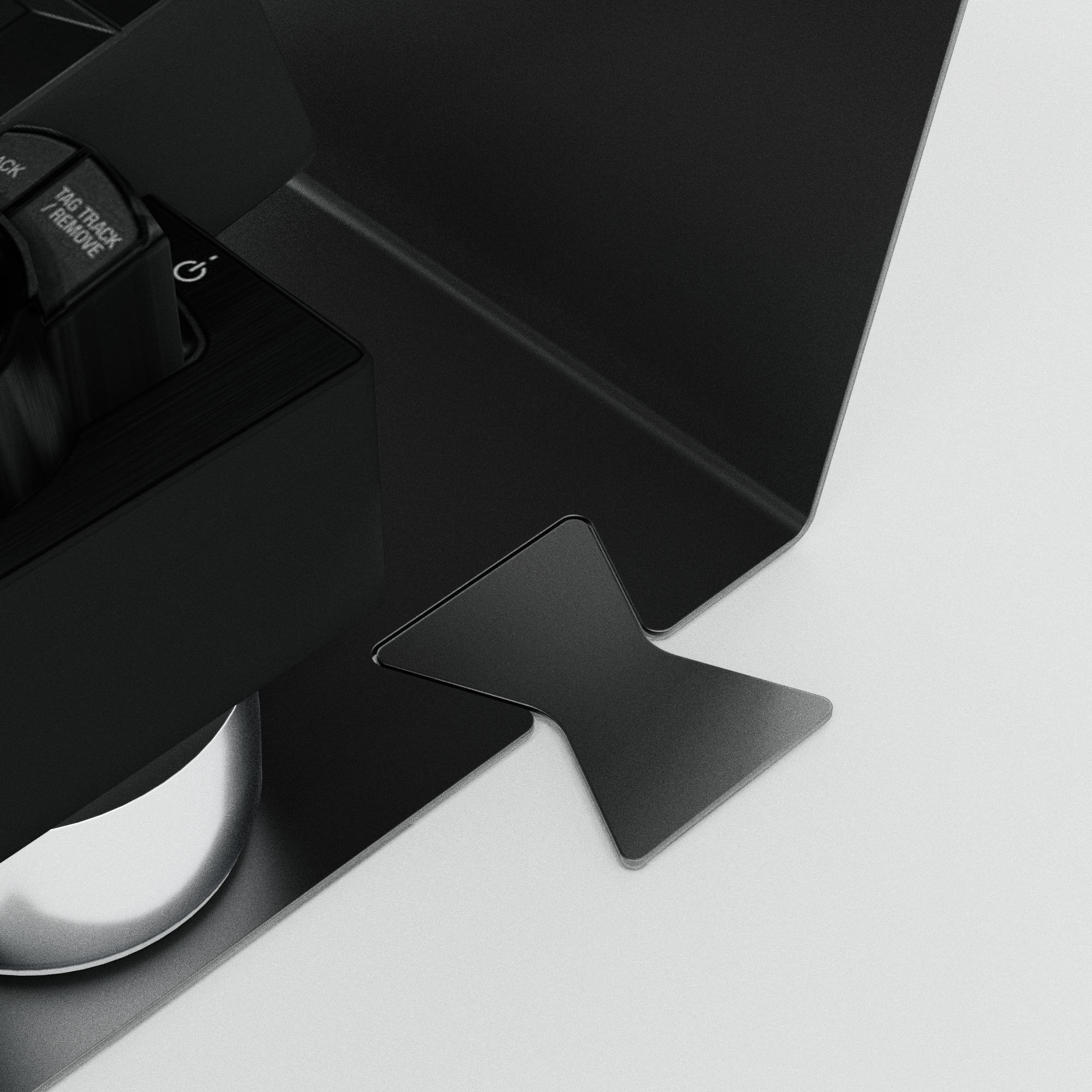 DJ Sun Cover – Player & Mixer Sonnenblende – Aluminium | BowTie Edition