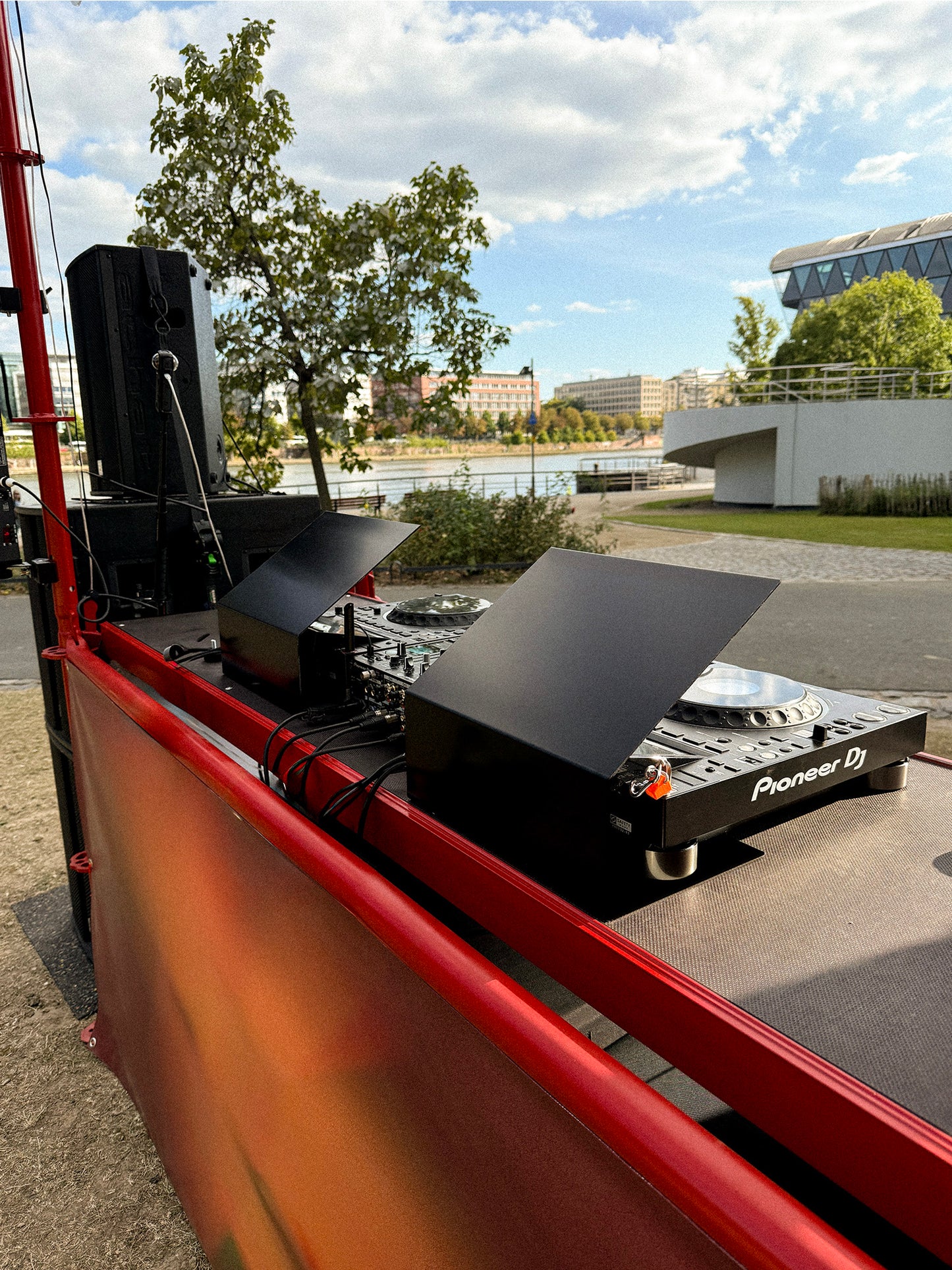 DJ Sun Cover – Player & Mixer Sonnenblende – Aluminium