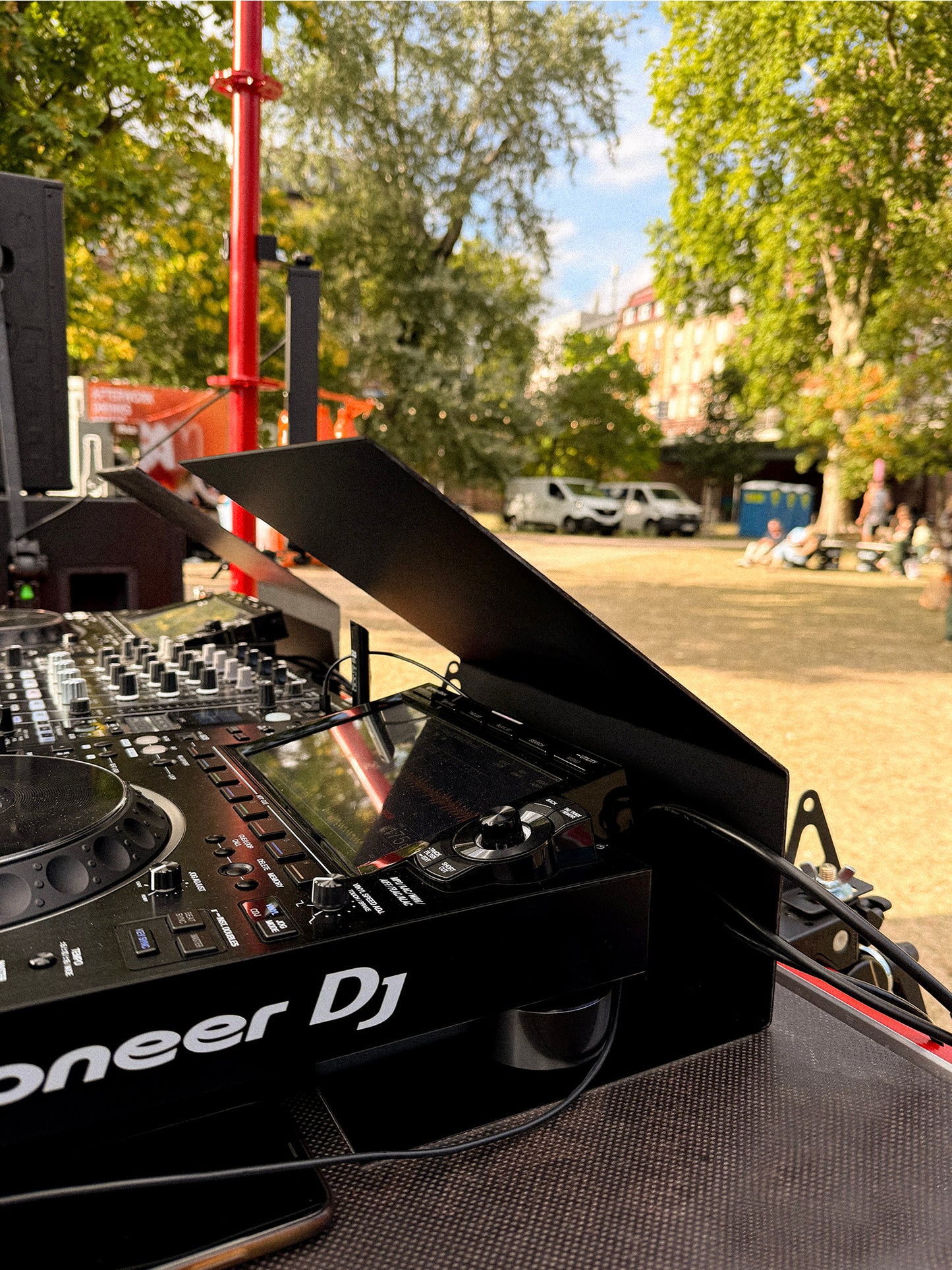 DJ Sun Cover – Player & Mixer Sonnenblende – Aluminium